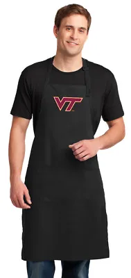 VT Virginia Tech Hokies Apron BBQ Tailgate Grill Bake UNIQUE GIFT • $29.99