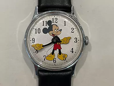 Vintage 1969 Timex Mickey Mouse Fun Timer Watch - EXE - Runs • $84.95