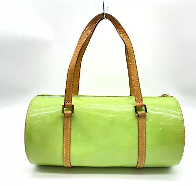 Authentic Louis Vuitton Vernis Green Bedford M91007 Hand Bag GT040004 • £0.80