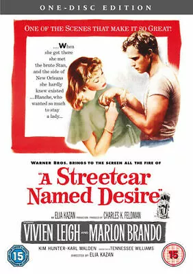 A Streetcar Named Desire Dvd Marlon Brando Brand New & Factory Sealed (1951) • £4.95