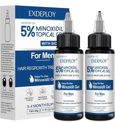 5% USP Minoxidil Beard Hair Growth Serum W/Biotin & Collagen 3-4 MONTH SUPPLY • $29.99