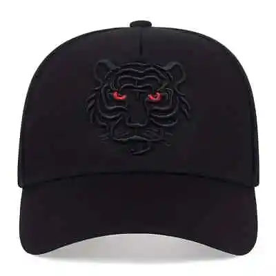 Men's Black Tiger Embroidery Baseball Cap .New • $12.75