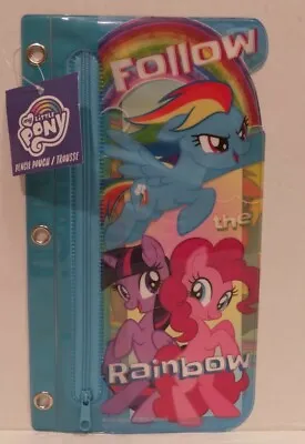 My Little Pony-Pencil Pouch W/ Zipper For 3 Ring Binder School Supplies  • $2.95