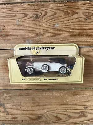 Matchbox Model's Of Yesteryear Made In Uk. 1/45 Y16 1928 Mercedes Ss White • £3
