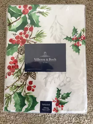 Villeroy & Boch Perfect Holly 60 By 120 Tablecloth New In Package Free Shipping • $34.99