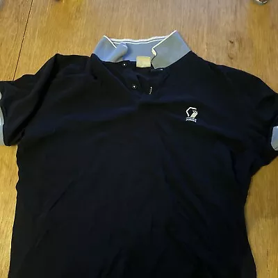 Jack Jones Core Polo Shirt Xxl Blue Short Sleeve • £4