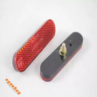 Truck Car Red Warning Bolt-on Reflectors Motorcycle Stickers W/ Screw Universal • $4.88