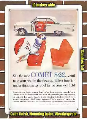 Metal Sign - 1961 Mercury Comet S-22- 10x14 Inches • $24.61