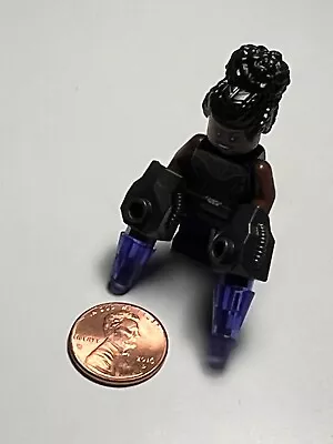 Lego MCU Marvel Superhero Shuri Dark Blue Minifigure W/ Reversible Head 76186 • £7.34