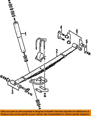 MAZDA OEM 87-93 B2200 Rear Suspension-Shackle UB3928140 • $37.42