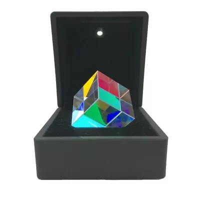 6-sided Light Cube With Light Box Color Prism Square Prism Optical Glass Lens • $14.42