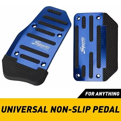 Non-Slip Automatic Gas Brake Foot Pedal Pad Cover Car Accessories 2pc/set Blue F • $12.49