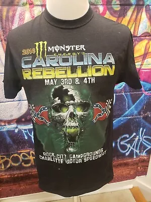 Monster Energy Carolina Rebellion 2014 Tour Shirt Size Medium • $28.99