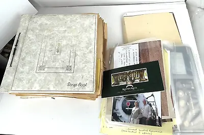 Massive Collection Scrapbook Vtg Railroad Memorabilia Photos Articles Tickets • £154.92