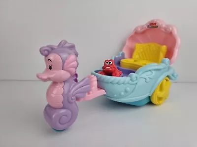 Fisher Price Little People Disney Little Mermaid Ariel's Musical Coach Carriage • $18