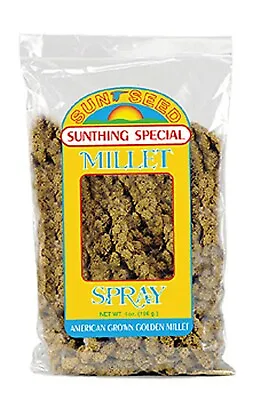 Sunseed Golden Millet Spray Natural Bird Treat 4 Oz • $9.95