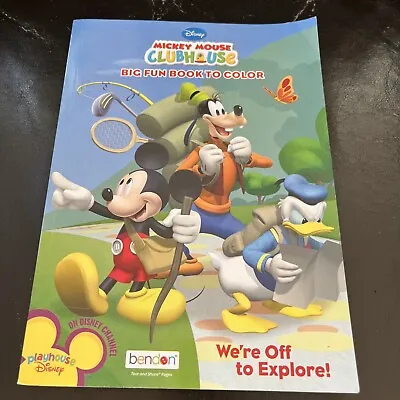 Disney Mickey Mouse Clubhouse Big Fun Book To Color Children's Activity Book • $5.30