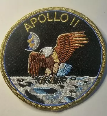 Apollo 11 Vintage  Space Mission 4  Embroidered Sew On Patch • $6.99