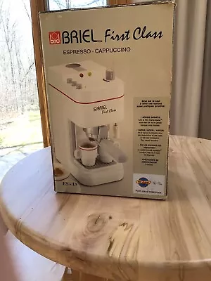 VTG Briel Vilamoura Espresso Machine White ES 13 W/ Manual New In Box  • $112