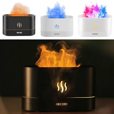 $38.99 • Buy 3D Flame Essential Oil Diffuser Aroma Humidifier USB Air Purifier Mist 180ml AUS