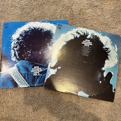 BOB DYLAN Greatest Hits 1 & 2 LP RARE MILTON GLASER Art! • $349.99