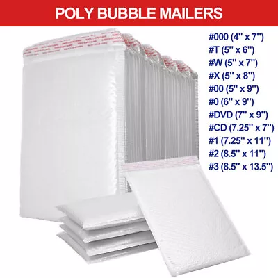 200PCs Poly Mailer Bubble Mailers 4 Layers Padded Envelopes Self Sealing • $18.99