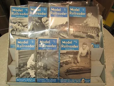 1951 MODEL RAILROADER Magazines LOT Of 7 • $19.99