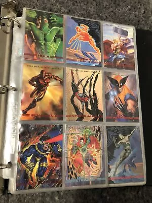 1993 SKYBOX MARVEL MASTERPIECES COMPLETE 1-90 Hand Collated Base Set • $44.99