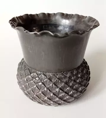 £6.80 • Buy Beautiful Vintage Scottish Thistle Shaped Pewter (EPBM) Jug.