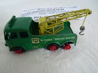 LESNEY MATCHBOX SERIES KING SIZE No.12 FODEN BP BREAKDOWN TRACTOR TRUCK - Used • £6.99