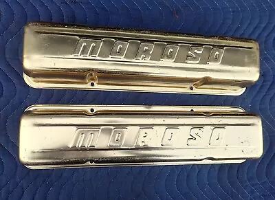 Vintage Moroso Gold Anodized Aluminum Valve Covers Small Block Chevy Day 2 COOL • $395