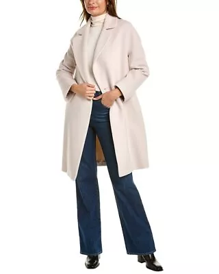 Cinzia Rocca Icons Wool & Cashmere-Blend Wrap Coat Women's • $310.99