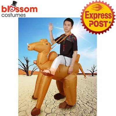 K354 Inflatable Camel Animal Fan Operated Cosplay Ride On Suit Costume Blow Up • $29.01