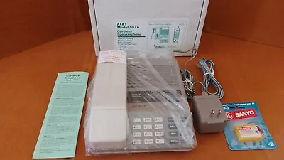 Vintage 1990’s AT&T Cordless Telephone And Speaker Phone Model 5510 Refurbished. • $32.99