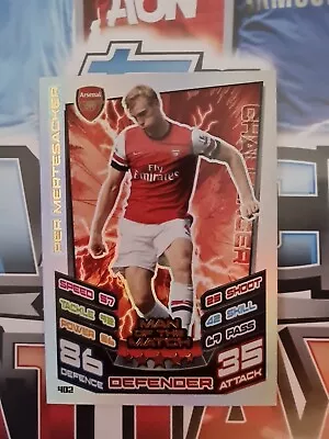 Match Attax 12/13 Man Of The Match Per Mertesacker • £2