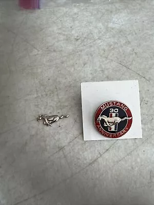 Ford Mustang 30th Anniversary Pin New With Extra Mustang Emblem • $12.60