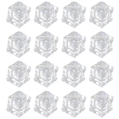  200 Pcs Simulated Ice Vase Filler Decorative Fake Cubes Acrylic • £11.98