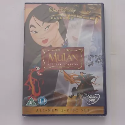 Mulan Special Edition (Walt Disney Classics) DVD 2-Disc Set Animated Disney Film • £4.96
