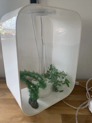 £65 • Buy Biorb Life 15L White Aquarium Fish Tank With LED Light & Pump