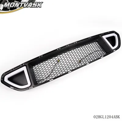 Fit For 2015 2016 2017 Ford Mustang Front Upper Mesh Grille W/ LED DRL Light  • $45.90