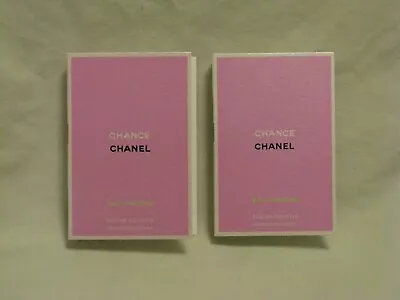 CHANEL 'CHANCE EAU FRAÎCHE' EDT Perfume Set Of 2 Spray Sample Vials • $23.99