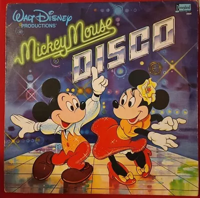 Mickey Mouse *Disco Vinyl LP Walt Disney Production Disneyland – 2504 From Miami • $10