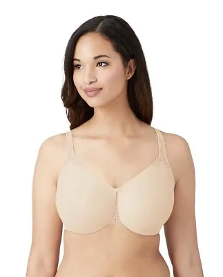 Wacoal 85814 Bodysuede Ultra Full Figure Unlined Underwire Bra Size 38C Sand • $20