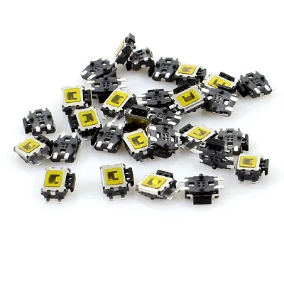 30 Pcs 4-Pin Momentary Push Button Mini Surface Mounted Devices SMT Tact Switch • $7.52