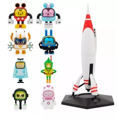 Disney Parks Vinyl Figure Set By Eric Tan (8 COMPLETE SET To Build Rocket Ship) • $349.99