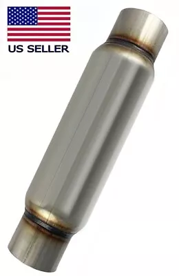 3   Glasspack / Muffler 3  ID Inlet And Outlet 20  Long Round 4 Body (Qty1) • $39.99