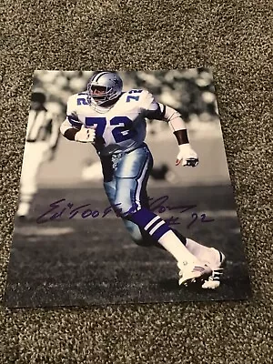 Ed Too Tall Jones  Signed Autographed Dallas Cowboys 8X10 Photo W/COA • $9.99