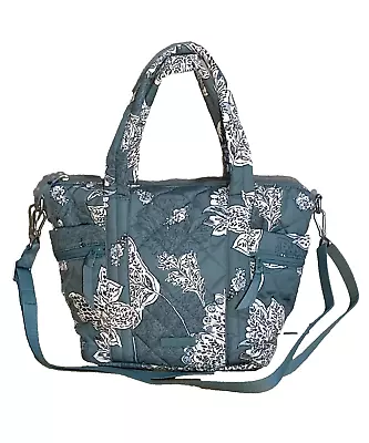 Vera Bradley Small Multi-Strap Tote In Performance Twill Tiger Lily Blue Oar NWT • $77