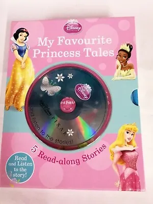Disney My Favourite Princess Tales - 5 Read Along Stories - Books & CD Slipcase • £19.99