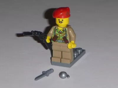 Army Themed WW2 Era Fighter 1 Minifig British Commando Soldier Custom Made • $17.08